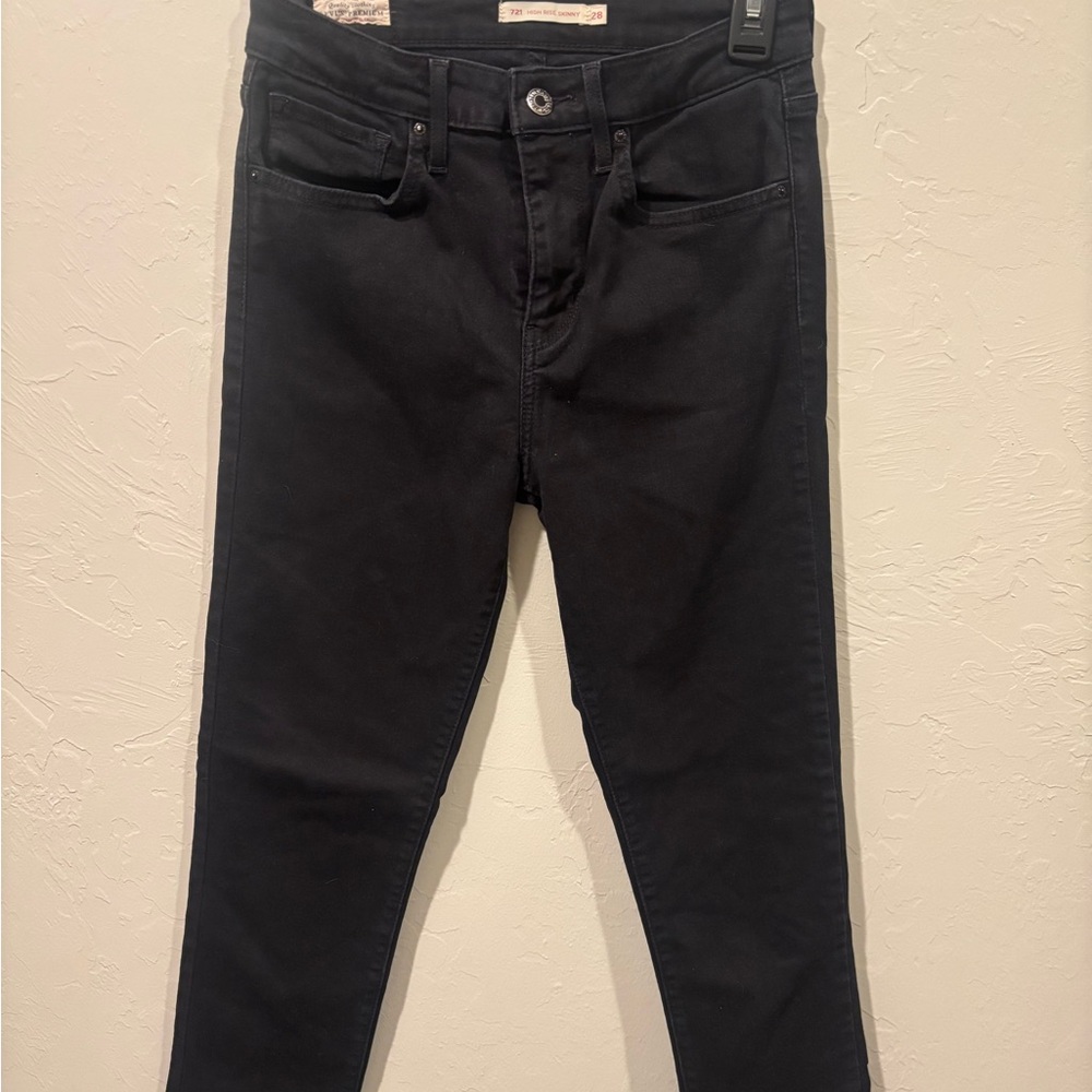 💎2 for $10🛒 Levi's Women's 721 High Rise Skinny Black Jeans